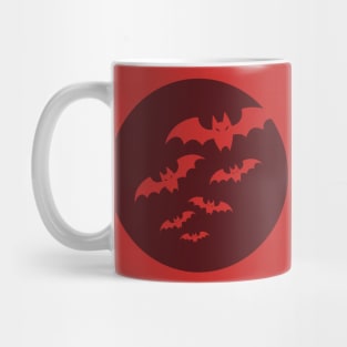 bat, goth, comic style Mug